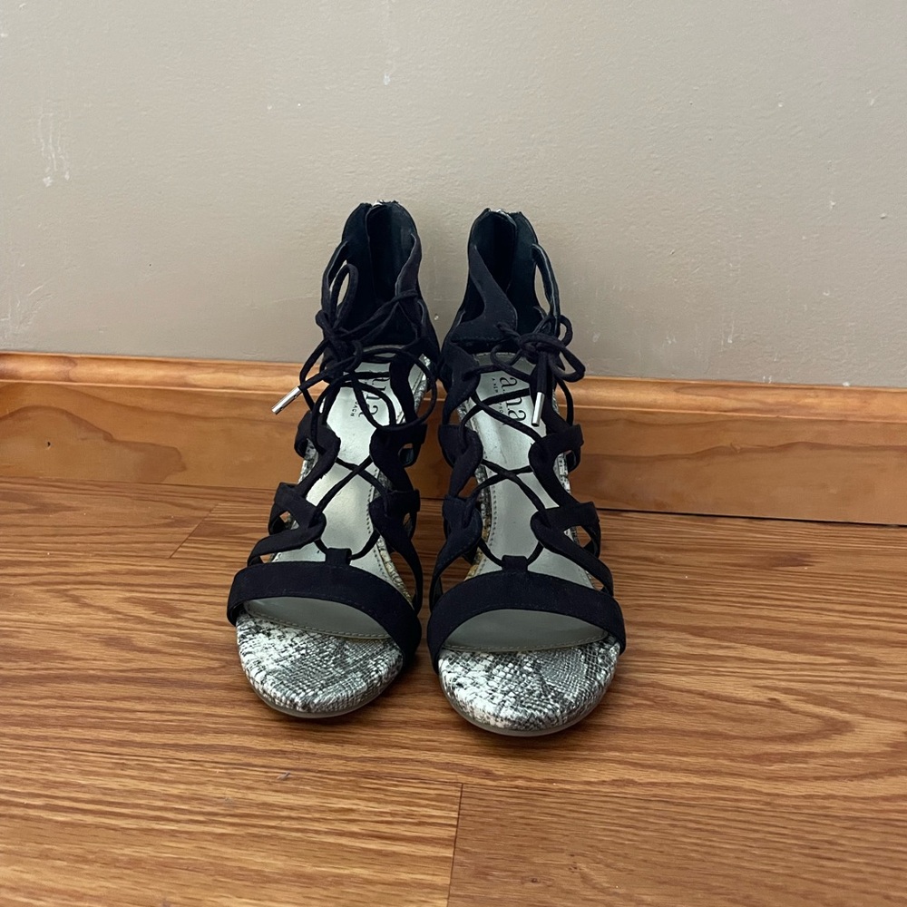 Lace-Up Heels